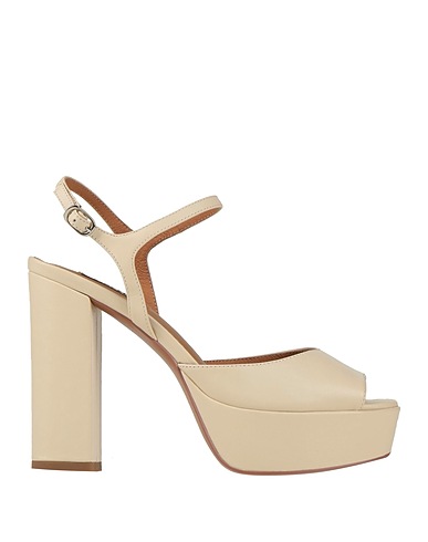 BIBI LOU Sandals Beige Leather