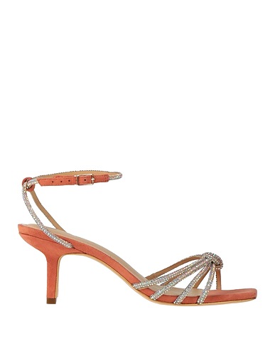 GOLD & ROUGE Sandals Salmon pink Leather