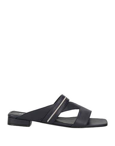 PESERICO Sandals Midnight blue Leather