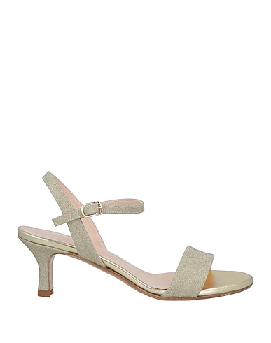 J|D JULIE DEE Sandals Gold Other Fibres