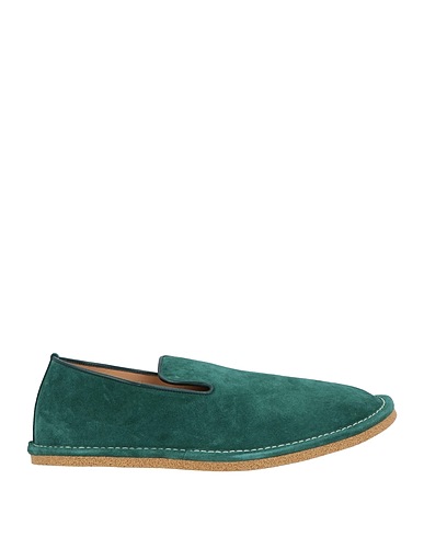 DRIES VAN NOTEN Loafers Dark green Leather