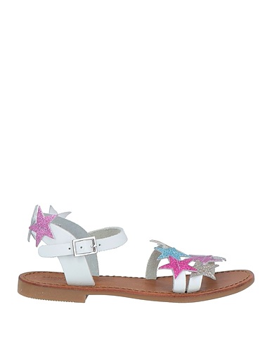 MONNALISA Sandali Pelle di vitello, PVC - Polivinilcloruro, Cotone