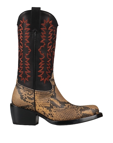 DRIES VAN NOTEN Ankle boot Beige Leather