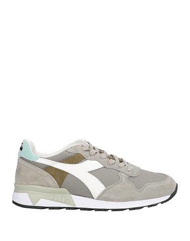 DIADORA HERITAGE Sneakers Grey Leather, Textile fibres