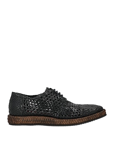DOLCE&GABBANA Laced shoes Black 100% Goat skin