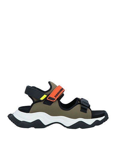 DSQUARED2 Sandals VERDE MILITARE Textile fibres