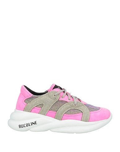 RUCOLINE Sneakers Pink Leather, Textile fibres