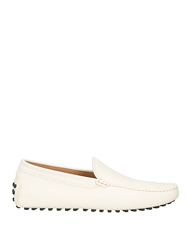 TOD'S Loafers White Leather