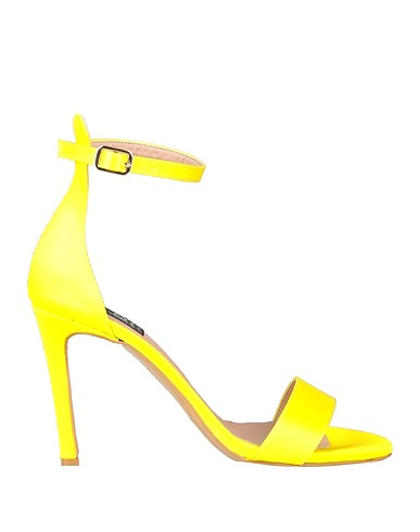 ISLO ISABELLA LORUSSO Sandals Yellow Textile fibers