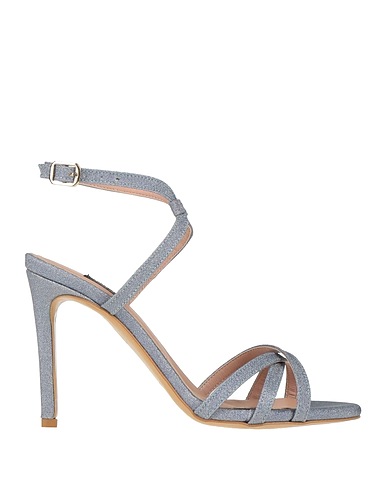 ISLO ISABELLA LORUSSO Sandals Pastel blue Textile fibres