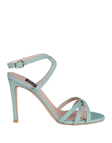 ISLO ISABELLA LORUSSO Sandals Sage green Textile fibres