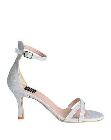 ISLO ISABELLA LORUSSO Sandali Argento Fibre tessili