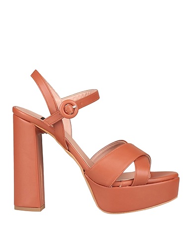 ISLO ISABELLA LORUSSO Sandals Tan Textile fibres