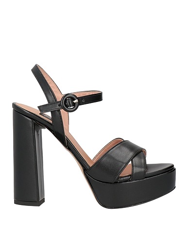 ISLO ISABELLA LORUSSO Sandals Black Textile fibres