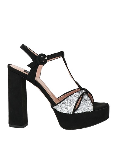 ISLO ISABELLA LORUSSO Sandals Black Textile fibres