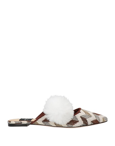 DOTZ Mule e zoccoli Marrone Fibre tessili
