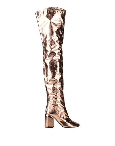 JIL SANDER Boots Rose gold Leather