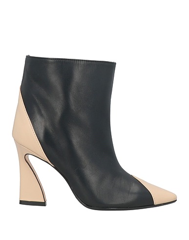 ANNA F. Stiefelette Beige Leder
