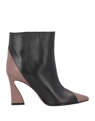 ANNA F. Ankle boot Taupe Leather