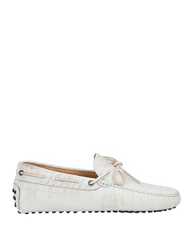 TOD'S Loafers Light grey Leather