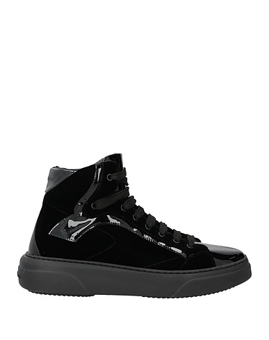 DSQUARED2 Sneakers Black Leather, Textile fibers