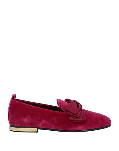 DOLCE&GABBANA Loafers Burgundy Textile fibres