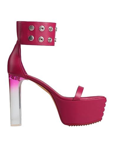 RICK OWENS Sandali Magenta Pelle