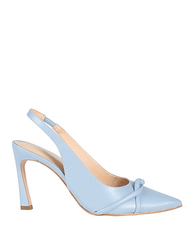 MISS UNIQUE Pumps Himmelblau Leder