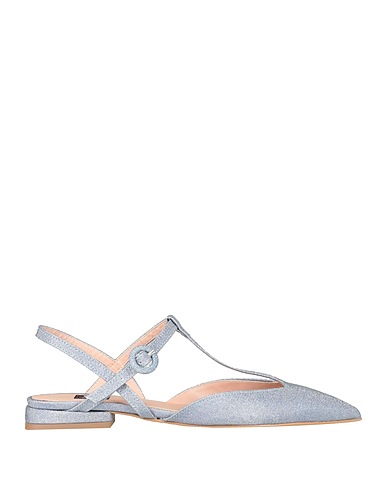 ISLO ISABELLA LORUSSO Ballet flats Pastel blue Textile fibres