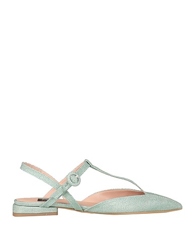 ISLO ISABELLA LORUSSO Ballet flats Sage green Textile fibres
