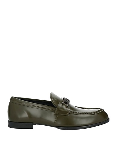 TOD'S Loafers Dark green Leather