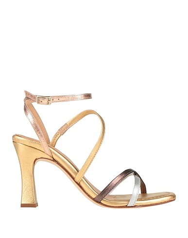 UNISA Sandals Gold Leather
