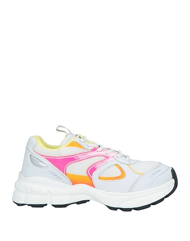 CRIME London Sneakers White Leather, Textile fibres