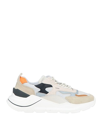 D.A.T.E. Sneakers Beige Leather, Textile fibres