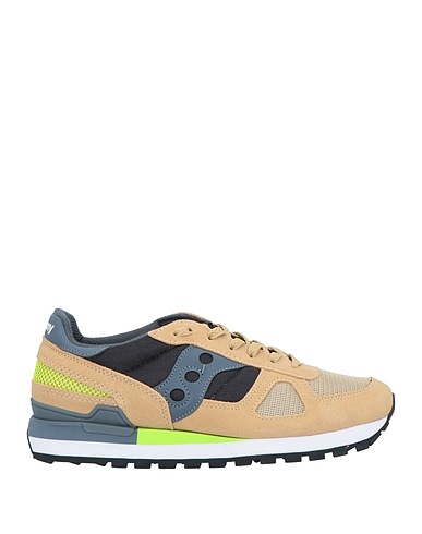 SAUCONY Sneakers Camel Leather, Textile fibres