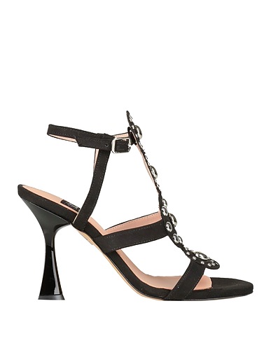 ISLO ISABELLA LORUSSO Sandals Black Textile fibers