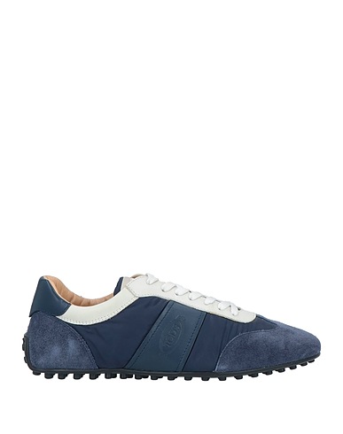 TOD'S スニーカー ブルーグレー 革（なめし加工） / 紡績繊維