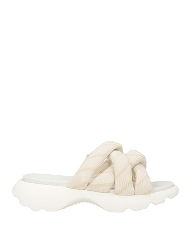 MONCLER Sandals White Textile fibres