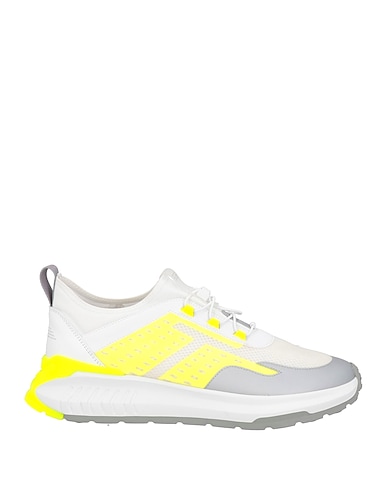 TOD'S NO_CODE Sneakers White Leather, Textile fibres