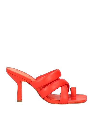 SCHUTZ Dianetten Orange Leder