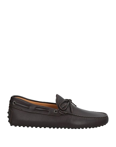 TOD'S Loafers Dark brown Leather