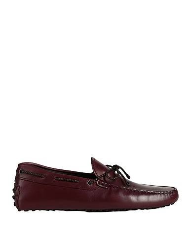 TOD'S Loafers Plum Leather