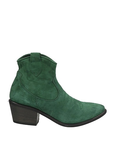 JE T'AIME Stivaletti Verde Pelle