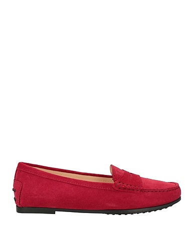 TOD'S モカシン ガーネット 革（なめし加工）