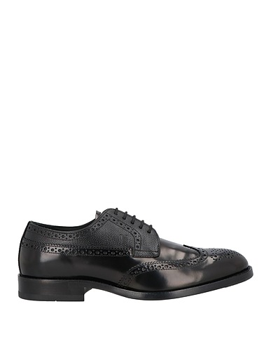 TOD'S Stringate Nero Pelle