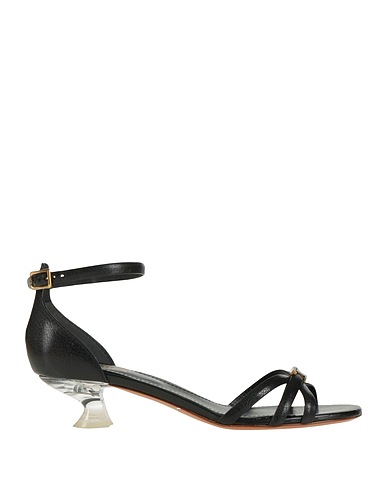 TOD'S Sandals Black Leather