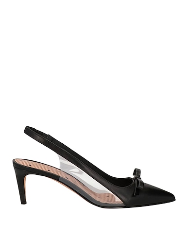 RED(V) Pump Black Leather