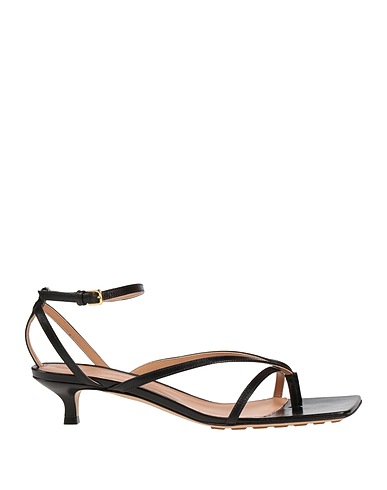 BOTTEGA VENETA Flip flops Black Leather