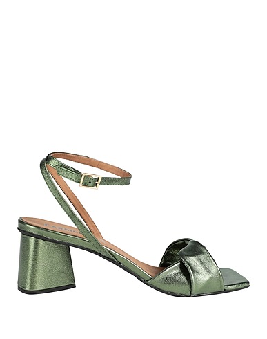CARMENS Sandals Green Leather