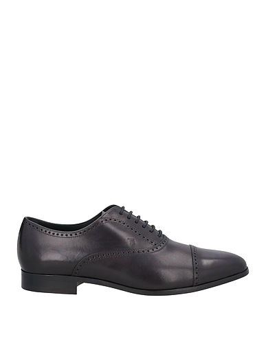 TOD'S Laced shoes Black Leather